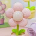 【3C VictoryEagle】4 Colors Warm Yellow Cute Flower Night Light/Mini Protection Desktop Bedroom Bedside Lamp. 