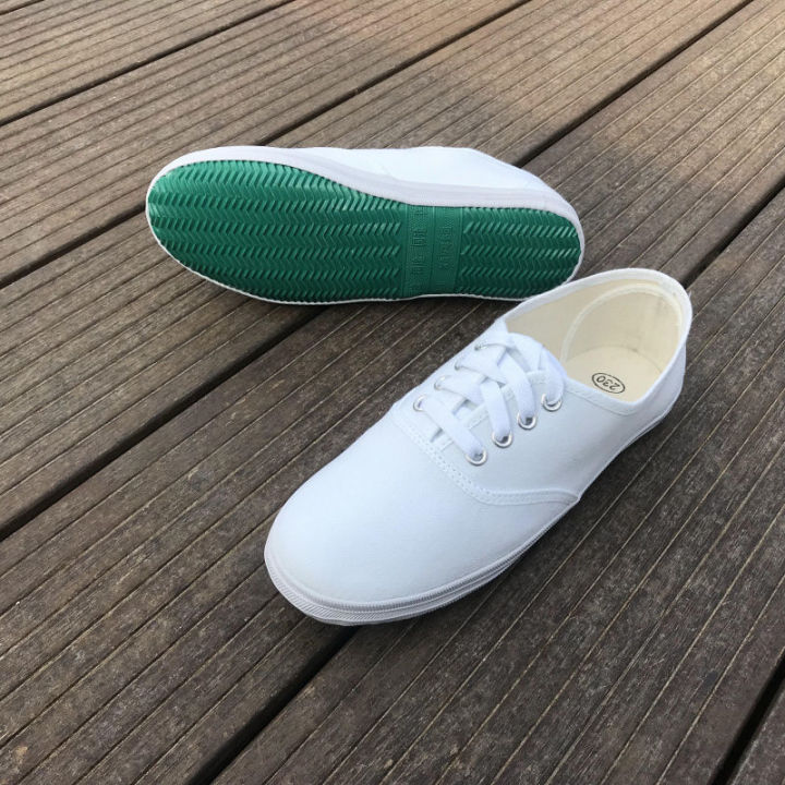 Guotu%20Qingdao%20Global%20Court%20Sneakers%20White%20Shoes%20Women's%20Canvas%20Shoes%20White%20Sneakers%20White%20Shoes%20Work%20Shoes%20Practice%20Shoes%20-%20Image%202