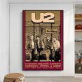 Rock Band Star U2 Music Poster No Framed Kraft Club Bar Paper Vintage Poster Wall Art Painting Bedroom Study Stickers. 