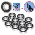 1Pcs Miniature 608ZZ 608RS 609ZZ 609RS Ball Bearing Double Shield Bearing Steel 3D Printer Parts Deep Groove 6000ZZ 6000RS 6001ZZ 6001RS Roller Skates Scooter.
