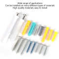 Self-Drilling Screw Set 200pcs High Strength Self-Tapping + Plastic Expansion Wall Anchor Tube Plug With Box.