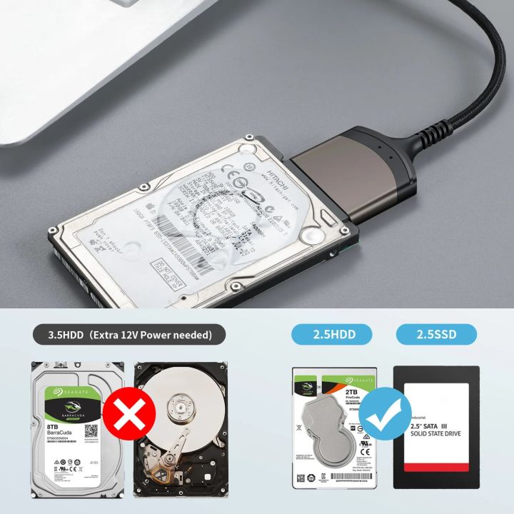 USB%203.0%20To%20Sata%20Adapter%20Converter%20Cable%20For%202.5/3.5%20inch%20External%20HDD%20SSD%20Convert%20USB3.0/Type%20C%20to%20SATA%20III%20Hard%20Drive%20Adapter%20-%20Image%205