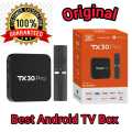 TX30 Pro 12K ULTRA HD Android Smart TV Box Voice Remote, Bluetooth, Free Dish Channel Warranty.