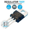 LM7809 L7809CV L7809 7809 9V 1.5A Voltage Regulator IC 3 Pin TO-220 Package Fixed 9V Positive Voltage Regulator IC. 