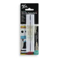 Mont Marte Acrylic Paint Pens Dual Tip White 2pc.