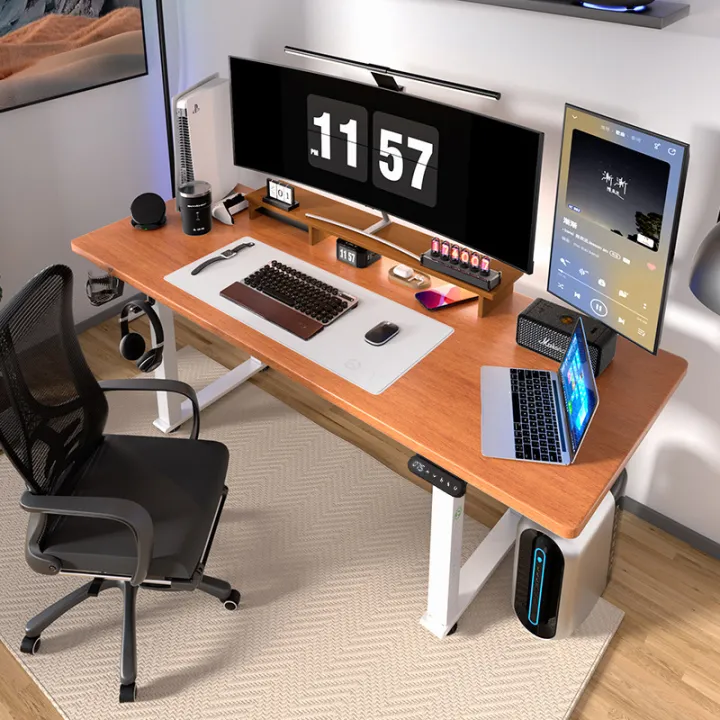 Electric%20Lifting%20Table%20Double%20Motor%20Solid%20Wood%20Computer%20Desk%20Home%20Intelligent%20Double%20Four%20Column%20Desk%20Leg%20Table%20Stand%20-%20Image%202