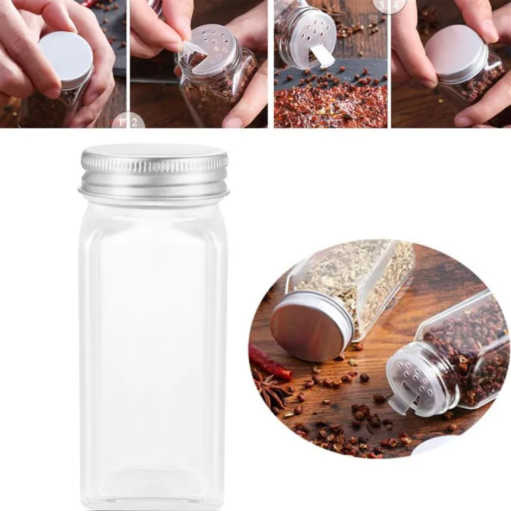BESTONZON%2012PCS%20Spice%20Jars%20Square%20Glass%20Containers%20Seasoning%20Bottle%20Kitchen%20and%20Outdoor%20Camping%20Condiment%20Containers%20-%20Image%205