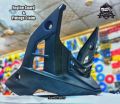 Motorcycle Universal Engine Guard + Fitting Claims ( Full Set ) (Matt Black). 