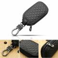 PU Leather Key Holder Case Keychain Pouch Bag Car Wallet Key Ring Unisex. 