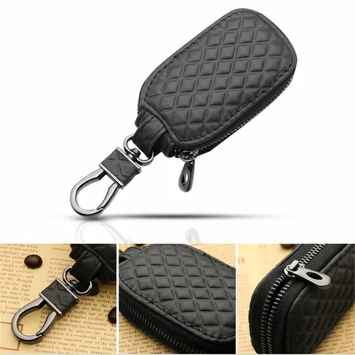 PU%20Leather%20Key%20Holder%20Case%20Keychain%20Pouch%20Bag%20Car%20Wallet%20Key%20Ring%20Unisex%20-%20Image%206