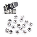 4 Claws Fashion for Hat,Bag,Clothes Pyramid Shape Metal Spikes Spots Nailhead Releasable Sewing Decor Garment Supplies Square Rivets DIY Studs.