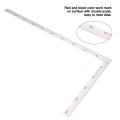 90 Degree Right Angle Finder Ruler Stainless Steel Easy-Read Measurement Square Layout Template Tool. 