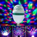 LED DJ Disco Moving Video Ball Light-White, Red Crystal Ball Auto Rotating Video LED Stage Light Bulb. 