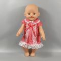 【The road to happiness Store】New Dress Fit 43cm Baby Doll 17 Doll Clothes And 057.