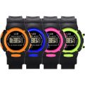 Children Boys And Girls Black Color Circle Waterproof Electronic Watches Digital Watches Children Sports Watches. 