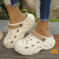 Chunky Platform Clogs Sandals Women 2024 Summer Soft Thick Bottom Beach Garden Shoes Woman Slide Non Slip Eva Wedge Slippers. 
