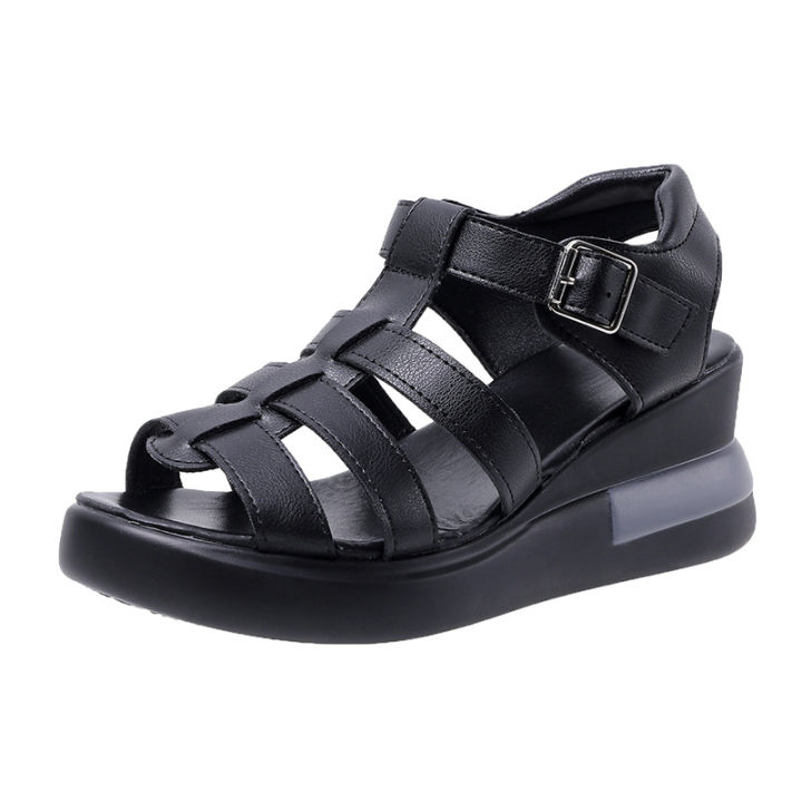Cut-out%20buckle%20sandals%20women's%20outerwear%202022%20summer%20new%20open%20toe%20casual%20vintage%20flat%20roman%20shoes%20sandals%20wholesale%20-%20Image%207