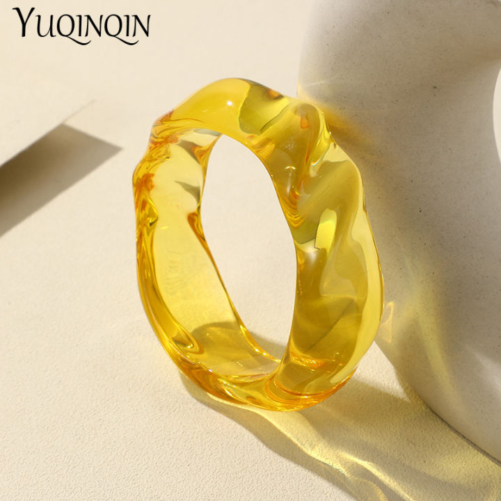 Trendy%20Fashion%20Transparent%20Resin%20Acrylic%20Bangles%20For%20Women%20Geometry%20Round%20Bangle%20Bracelets%20Charm%20Thick%20Simple%20Party%20Hand%20Jewelry%20-%20Image%206