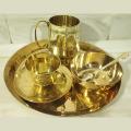 Kasha Pitol Set- Pitoler Plate, Bati, Design Mug, Nokshi Cup Set and Spoon/ Kasha-Pitol Dinner Set.