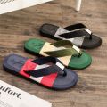 Slippers Men Summer Shoes Flip-flops Men's European Mixed Colors Fashion Trends Outside Wear Beach High Quality Brand Flip Flops. 