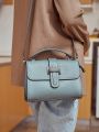 Zency Genuine Leather Top-handle Bag For Women Simple Fashion Envelope Bags Luxury Designer Shoulder Handbag Small Crossbody New. 