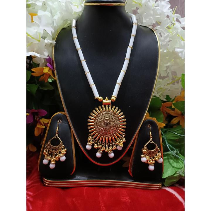new white kalar india loket set