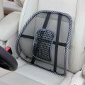 Car Back Support Massage Design Black Mesh Lumbar Pads Ventilate Auto Seat Cushion Cool Wrist Protectors. 
