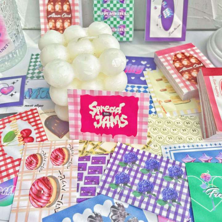 Yuezhen%20Yan%20Xuan%20Mini%20Adhesive%20Sticker%20Book%20for%20Children's%20Cartoon%20Stickers%20Creative%20Handbooks%20Material%20Paper%2050%20sheets%20-%20Image%203