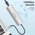 Vention USB Type C HUB Type C to USB 3.0 4K 30Hz HDMI VGA SD TF PD RJ45 3.5mm Audio docking station multi usb port Thunderbolt dock Adapter for iPad Macbook laptop Samsung Type C HUB. 