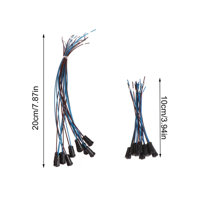 10pcs%20G4%20Lamp%20Socket%20Wire%20Adapter%20With%2010cm/20cm%20Wire%20G4%20Lamp%20Holder%20For%20LED%20Crystal%20Heads%20Light%20Bulb%20Halogen%20Lamp%20-%20Image%202