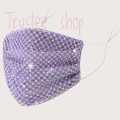 Purple Rhinestone Fashion Princess maskk China imported Party Face cover Niqab by Trustee shop.