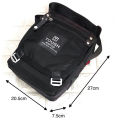 Tough warrior Fan's made addition Fashion Men Sling Shoulder Bag Chest Bag Smooth Soft Nylon crossbody bag waterproof multi-pocket  waist bag unisex MYSHOPEEBD. 
