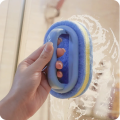 Kitchen Bathroom Toilet Cleaning Brush Sponge Glass Wall Cleaning Brushes Handle Sponge Ceramic Window Slot Clean Brushes Tools 1Pcs.