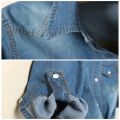 Denim Shirt Short Sleeve Womens Tops Chemise Femme Crop Tops Women Short Shirt Blouse Summer Cool Feminine Shirts. 