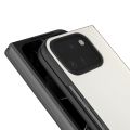 ABEEL Leather Elegant Black Edge Phone Case For Google Pixel 9 Pro Fold.