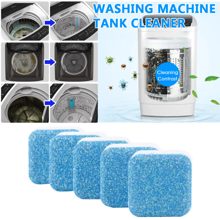 12 Pcs Washing Machine Cleaner Washer Cleaning Detergent Effervescent Washer Cleaner
