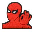 1Pcs Marvel SpiderMan DIY PVC Shoe Croc Buckle Accessories Cartoon Animals Shoes Decoration for Kids Croc Charms Kids Party Gift.