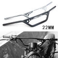 LI 7/8" 22mm Motorcycle Handlebar High-Rise Universal Retro Dirt Bike Handle Bars Modification Accessory. 