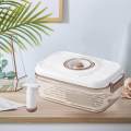 Vacuum Refrigerator Organizer Food Storage Box for Kitchen Refrigerator. 