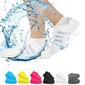 Non-Slip Silicone Rain Boot Shoe Cover Waterproof Reusable Foldable Overshoes With Excellent Elastic.
