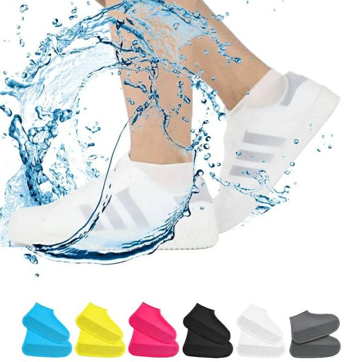 Non-Slip Silicone Rain Boot Shoe Cover Waterproof Reusable Foldable Overshoes With Excellent Elastic