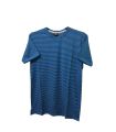 T-Shirt Cotton Material  Blue step Color Size- M/L/XL   For Men. 