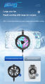 AL01 Phone Cooling Fan Gaming Mobile Gamepad Cooler Fan for Type-C USB Radiator For Phone.