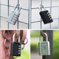 3-Digit Combination Lock Padlock Keyless, Resettable Luggage Locks for Backpack. 