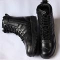 Orginal 100% Leather long zipper boots for mens- bikers Outdoor Boots for Men-.