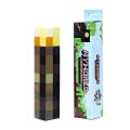 Minecraft Torch Light Game Peripherals Pixel Wind Remote Control Torch Night Light Rechargeable Miner's Lamp Diamond Light Color-changing Bottle. 