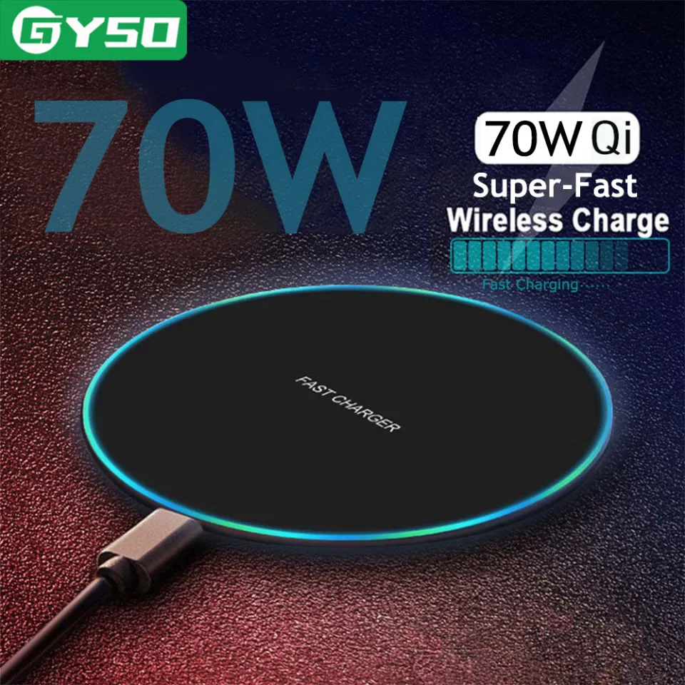 GYSO 70W Super Fast Charger Wireless Chargers Charging Pad For