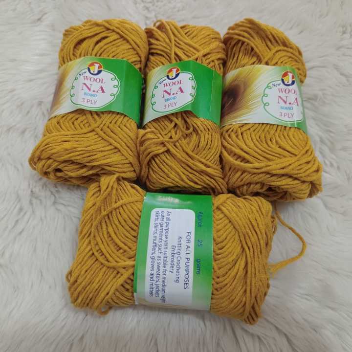 High%20Quality%20Dyed%203%20Ply%20N.A%20Brand%20Yarn%2025g%20%20Yarn%20%204%20Pices%20For%20Crochet%20Weaving%20And%20Knitting%20-%20Image%203
