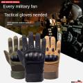 Military Grade Motorcycle Riding Tactical Outdoor Riding Fitness Hiking Full Finger Gloves.