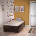 Nice Furniture Tribe Engineered Wood Box Bed with Drawers Storage, Semi Double Size Engineered Wood Bed (Matte Finish).